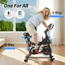 Home Fitness Vélo d’appartement | Assemblage en 30 min | Gain de place | Tableau de bord multifonction avec suivi de la fréquence cardiaque image 8