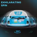 AIYAPLAY Kids Bumper Car 12V Waltz Car Ride on Toy 360° Rotation with Remote Control, Dual Joystick, Music, USB, LED Lights, image 5