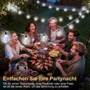 Vivreal Solar-Bubble-Ball-Lichterkette – 11 m (36 ft), 60 LEDs, kaltweiß, wasserdicht, für Garten, Terrasse & Feiertagsdeko, Neujahrssale, Top-Geschenkideen image 4