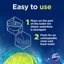 Domestos Power Toilet Rim Block, Lime, Single Pack image 5