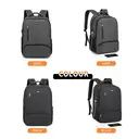 Travel Laptop Backpack with USB Charging Port, Water Resistant Business Work Computer Bag, Casual Daypack Schoolbag Rucksack for Women Men, Fits 15.6-inch Laptop, Lightweight Durable Daily Backpack Grey image 1