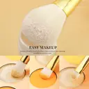 DUcare Coffret de 15 pinceaux de maquillage - Gold & Silver Glow image 6