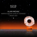 ALAIN MICHAL Intertwine S925 Collier en Argent Sterling - Finition Givrée avec 43 Diamants Synthétiques Blancs, Pendentif Statement image 7