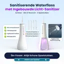 BAIR CARE M11 Waterflosser met UV-Sanitisatie (99.9% Bacteriële Verwijdering), 360 ml Extra Grote Tank, Opbergruimte voor Mondstukken, USB-C Oplaadbaar, 30 Dagen Batterijduur, 4 Reinigingsmodi, IPX8 Waterdicht voor Beugels & Reizen image 1