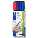 STAEDTLER 318 Lumocolor marqueur permanent - 10 couleurs image 0