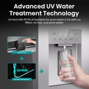 Hisense PureFlex RQ5P640SYSD 91cm American Style Fridge Freezer – 485L, Stainless Steel, Total No Frost, E Energy Rating image 4