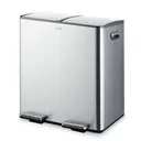 Tower Recycling Pedal Bin with Two Compartments 40L - Stainless Steel image 3