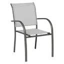 Hespéride Piazza Chaise - Galet/graphite image 3