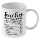 Alphynix 1 Cadeau d'appréciation enseignant 33cl, Tasse à boire Nutrition Facts professeur, meilleur cadeau merci pour enseignants, professeurs, mentors, fin d'année, cadeau de Noël,Le cadeau de la saint-valentin, cadeau d’anniversaire image 3