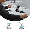 Anker MagGo Universal schwarz USB-Wireless-Ladegerät mit Schnellladefunktion für den Innenbereich image 3