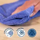 Sorbo Pack of 6 Extra Large Microfibre Cleaning Cloths, Multipurpose Cleaning Towels, Streak-free, Super Absorbent and Washable Cloth Duster Suitable for Car Cleaning, House, Kitchen, Windows image 5