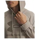 Under Armour Rival Fleece Men's Logo Hoodie - Timberwolf Taupe image 3