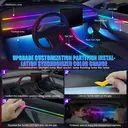 Dreamcolor Acrylic Interior Car LED Strip Light with Wireless APP, RGB 22 in 1 with 175 inches 593 LEDs Fiber Optic Ambient Lighting Kits, 16 Million Colors Sound Active Function Car Neon Lights image 7