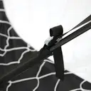 Kickmaster Football Kids Goal with Target Sheet Quick Up Large Black image 8