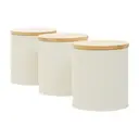Maison by Premier Set Of Three Alton Cream Cannisters image 2
