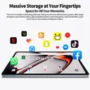 DOOGEE U11 PRO Android Tablets, 30GB RAM + 256GB ROM/2TB, Unisoc T7200 Octa-Core 11 Inch Tablet, 8580mAh Large Battery, 90Hz IPS Screen, 13MP+5MP Camera, Widevine L1/3.5mm Jack/Face Unlock/FM/OTG, Black image 9