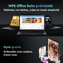 Blackview Mega2, tablette avec écran 2K FHD de 12 pouces, 24 Go (8 + 16) de RAM + 256 Go de ROM, extensible jusqu'à 2 To, double 4G, Wi-Fi 5 GHz, batterie de 9 000 mAh, Android 15, Widevine L1 image 5