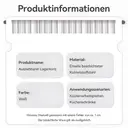 VIVREAL Ausziehbares Aufbewahrungsgestell – 2 weiße kleine bohrfreie Auszugskörbe aus Edelstahl, verstellbar 12,6–20,5 Zoll, einfache Montage, S32W*2 image 7