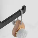 JORDAN&JUDY 5-Piece Black Towel Rack Set, Bathroom Storage, Stylish & Functional image 4