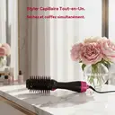 RAF Brosse soufflante 750 W, sèche-cheveux et volumisant en 1 étape, coiffante chauffante à échauffement rapide, pour femmes, coiffage lisse, effet salon à domicile image 1