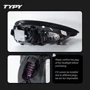 TYPY Phares de voiture pour Porsche Panamera 970 970.1, phares 2010-2013, projecteur LED, phare de jour, éclairage de croisement, éclairage de conduite diurne, automobile image 2