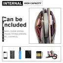 Miss Lulu Suede PU Leather Shoulder Bag, Top Handle Crossbody Purse, Elegant Saddle Handbag for Work Wedding Evening Daily grey image 5