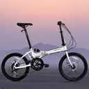 OYAMA-dazzle 500-folding bike-white image 2