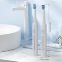 Sunluxy Sonic Electric Toothbrush – 5 Cleaning Modes, 40,000 VPM, 60-Day Battery Life, Rechargeable Travel Electric Toothbrush, Includes 8 Brush Heads, Smart Timer, T5 White image 6