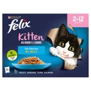 Felix Kitten As Good As It Looks Fish Selection in Jelly 2-12 Months 12 x 85g (1.02kg) image 2