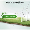 Hisense 1 Series Anti Crease DH1Q802BW2 8kg Heat Pump Tumble Dryer - White - A++ image 3