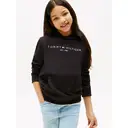 Tommy Hilfiger Sweat à capuche essentiel enfant unisexe noir - 12 ans image 1