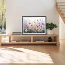 JU7CER 5D Diamond Painting Kit - Floral Pattern | DIY for Adults Beginners & Kids | Crystal Cross Stitch Wall Decor 12×16 Inches (30×40cm) image 2