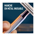 King C. Gillette - Rasoir de sûreté avec 5 lames - Kit image 2