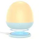 Jolywell Night Light for Kids, Baby Night Light with Stable Charging Pad, Touch Control and Timer Setting, ABS + PC, Baby Egg Lamp for Nursing with Wired and Wireless Charging image 0