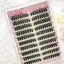 MeoMagic - Extensions de cils précolleées (pinces à épiler non fournies) - 10 lignes - 120 pièces - WM21 image 1