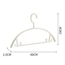 JORDAN&JUDY Hanger Household Clothes Hanging No-Mark Anti-Slip Laundry Hanger Dorm Student Clothes Hanger 10-Pack image 6