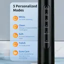 Sunluxy Sonic Electric Toothbrush – 5 Cleaning Modes, 40,000 VPM, 60-Day Battery Life, Rechargeable Travel Electric Toothbrush, Includes 8 Brush Heads, Smart Timer, T5 Black image 2