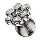 Qiman 8009 Rasoir à 7 têtes avec écran LED intelligent et base de recharge image 0