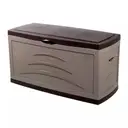 EDA Malle de jardin Gris anthracite SERENA 310 L
Cadenassable avec roulettes - anti étouffement - anti UV
Produit à monter sans outils
Dim.121 x 55 x 66 cm image 7