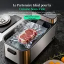 ATSHARK VS6621 Machine de mise sous vide 5-en-1 avec écran tactile et 50 sacs sous vide inclus - Blanc image 6