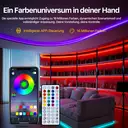 VIVREAL LED-Lichtstreifen 9,84 Fuß, RGB-Neonlicht, flexibel, intelligent, mit Musiksynchronisierung und Fernbedienung für Schlafzimmer- und Spielzimmer-Dekoration, 5 V, Neujahrsangebot, Top-Geschenkideen image 5