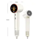 Uniorange H6 Plasma High Speed Hair Dryer (Lunar White), HD LCD Screen, 5 Smart Mode, 1600W Power & 1 Billion Plasma Ions, 110K RPM High-Speed Motor, Dries 5X Faster image 8