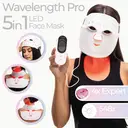 STYLPRO Wavelength Pro 5-in-1 LED Face & Neck Mask, Multi-Light LED Therapy, 11 Modes, Rechargeable, Adjustable Fit, Multi-Use, Top Gift Picks image 7