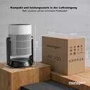 monsga 2-in-1 Smart-Luftreiniger & Luftzirkulationsventilator AP200, 360° omnidirektionale Oszillation, 280 m³/h CADR für Allergene & PM2.5, 25 dB ultra-leise, App-/Fernbedienung, ganzer Raum Kühlung & Klimaanlagen-Begleiter image 5