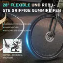 Marathon 28" E-Bike Citybike - Bafang Mittelmotor, 36V 22.5Ah (810Wh) Akku, bis 160km, Hydr. Scheibenbremsen, 7-Gang, Damen & image 5