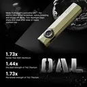 Olight ArkPro Series Flat Unibody EDC Flashlight with Multi-Light Sources image 4
