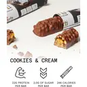 PhD Smart Protein Nutrition Bar Cookies & Cream Flavour - 12 x 64g image 1