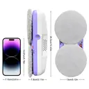 PuRuiKai Double Nozzle Household Vacuum Cleaner with Remote Control, Robot Glass Cleaning Machine, Electric Window Cleaner image 2