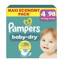 Pampers Baby-Dry Maxi Pack, Taille 4, 98 couches image 0