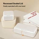 ochama Portable Multi-compartment Small Item Box - Large Capacity, Multi Compartments, Securely Sealed, Moisture-proof - Travel Essential image 2